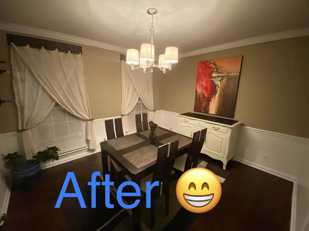 Professional dining room restoration after water damage in Laketon